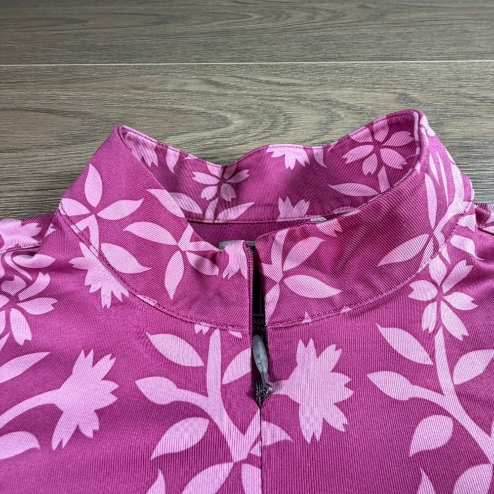 Adidas Women's ClimaCool Mock Neck Quarter Zip Top Golf Tennis Pickleball Size M - Picture 4 of 13